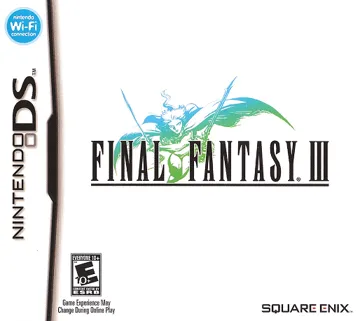 Final Fantasy III (USA) box cover front